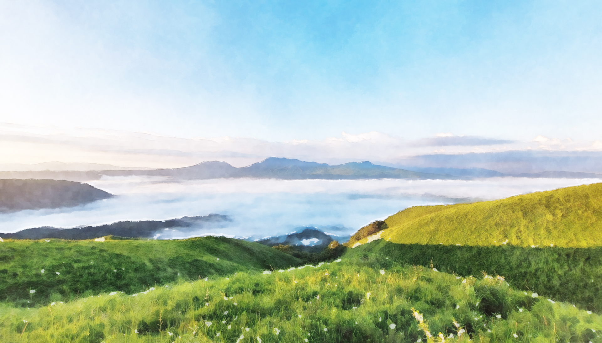 自然の魅力あふれる＿季節によっては雲海も