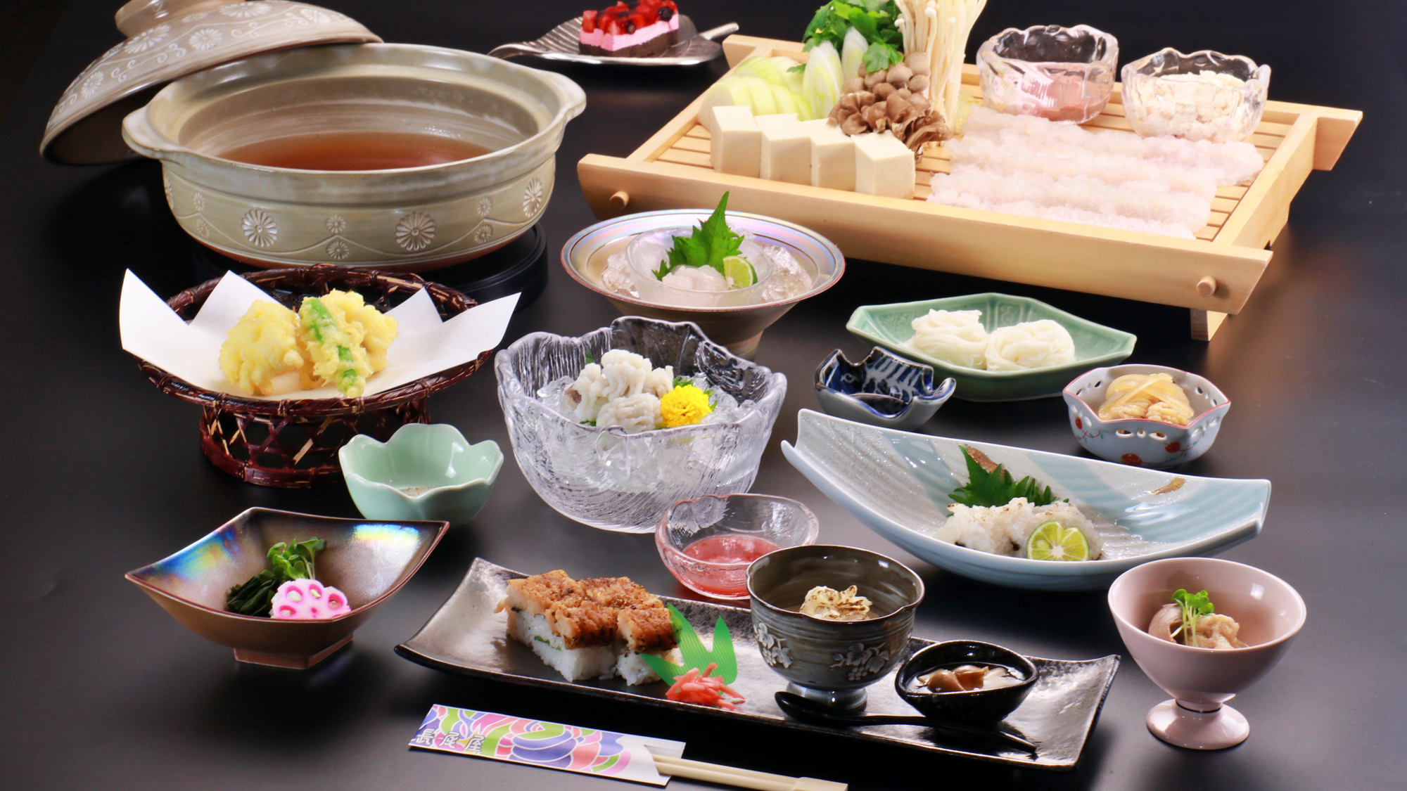 【鱧会席】夏季限定のコースです 