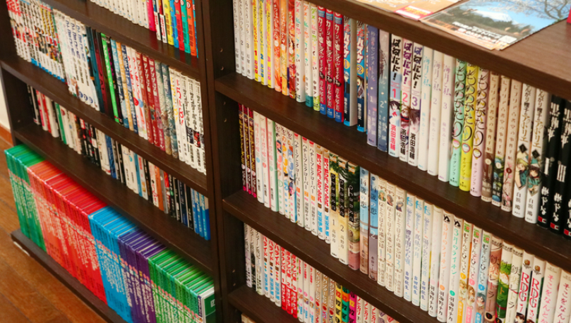 漫画の種類も豊富にそろえてます。