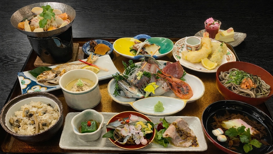 【スタンダード2食付】迷ったらこれ！島根和牛の陶板焼き＋のどぐろを楽しむ定番会席コース