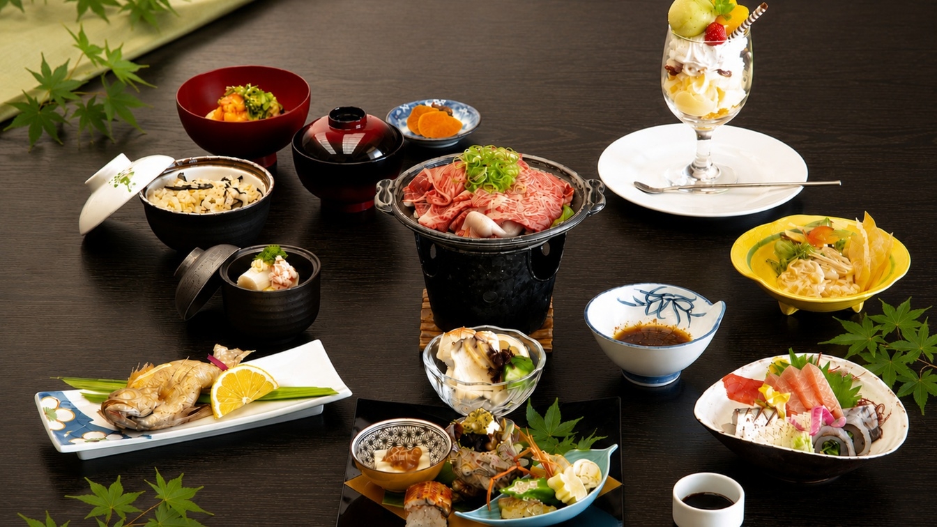 【グレードアップ2食付】ちょっと贅沢な温泉旅行に！島根の食材を満喫する贅沢会席コース