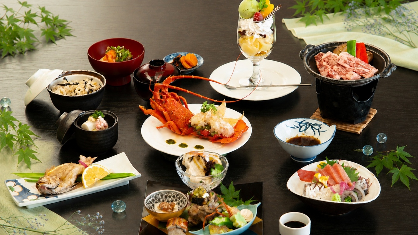 【プレミアム2食付】記念旅行など特別な滞在にオススメ・質もボリュームもアップした特別会席コース！