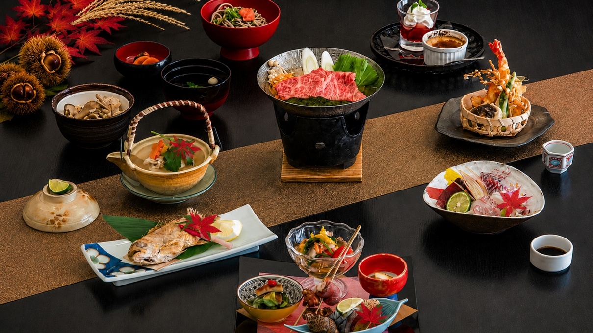 【冬旅しまね】【グレードアップ2食付】ちょっと贅沢な温泉旅行に！島根の食材を満喫する贅沢会席コース