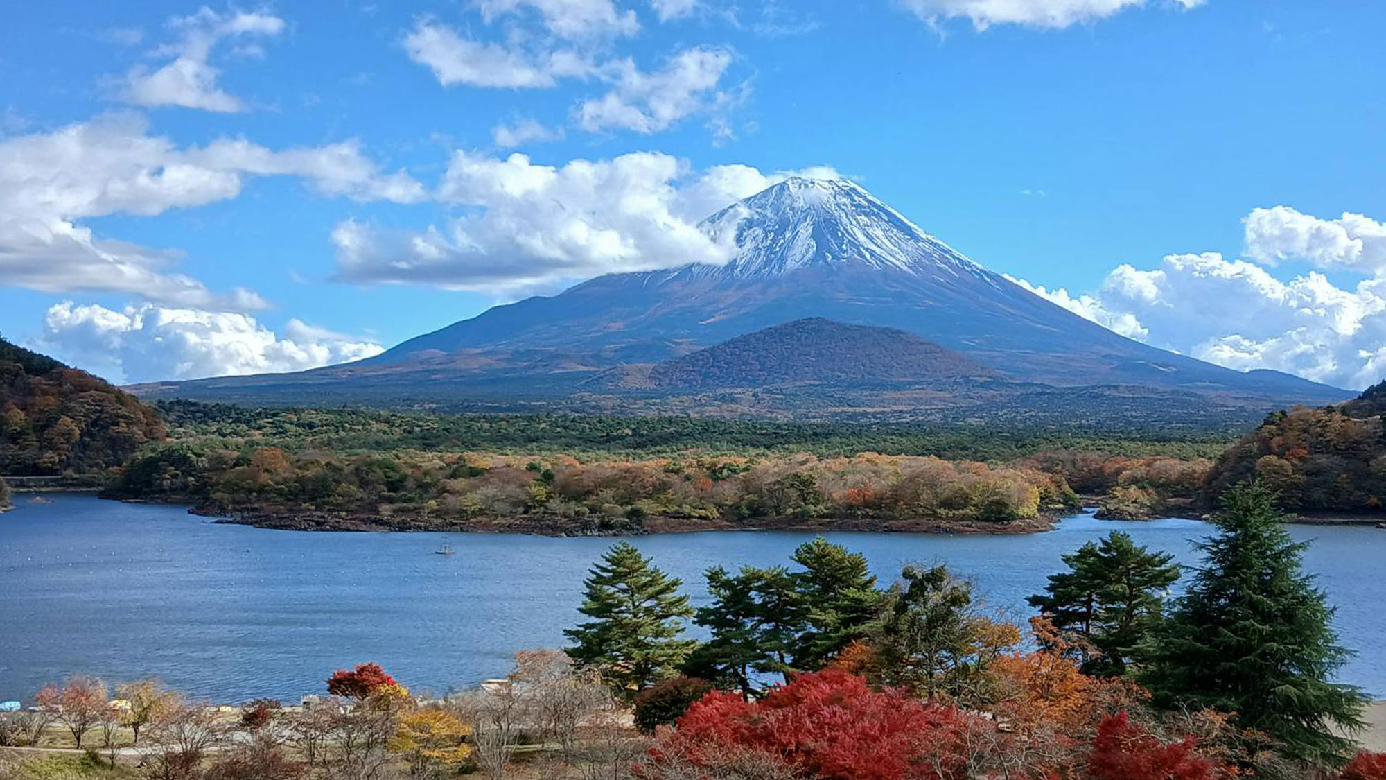 自然に囲まれた当館では、紅葉が美しい秋シーズンも人気です。