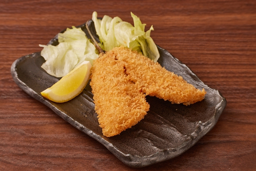 選べるメイン（伊勢海老香草焼きor鮑のステーキ）と揚げたてアジフライ会席プラン