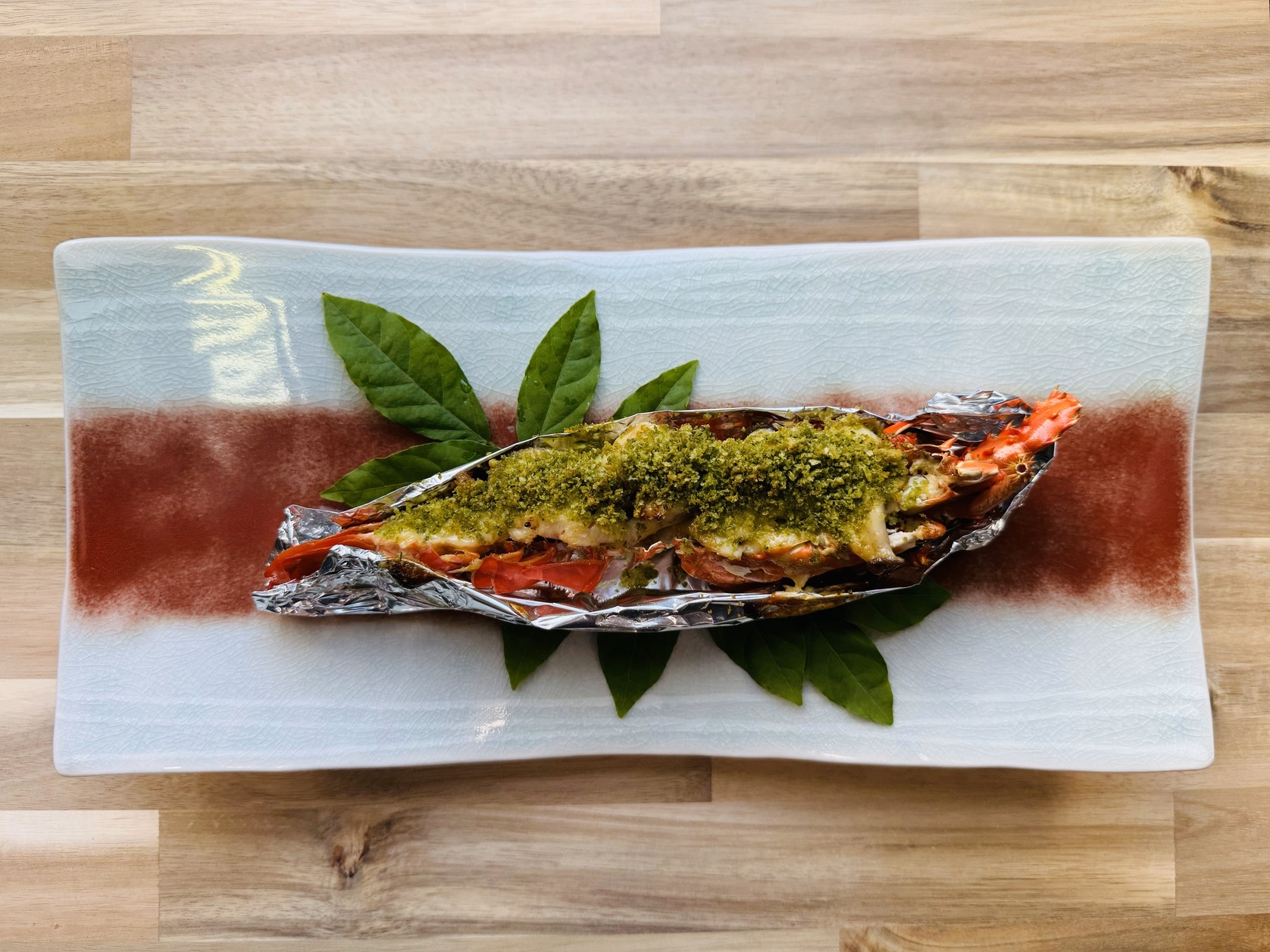 地魚盛り合わせ＋伊勢海老・鮑料理＋揚げたてアジフライ付 伊豆の三大味覚会席
