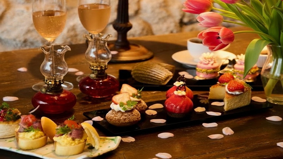 春限定アフタヌーンティー