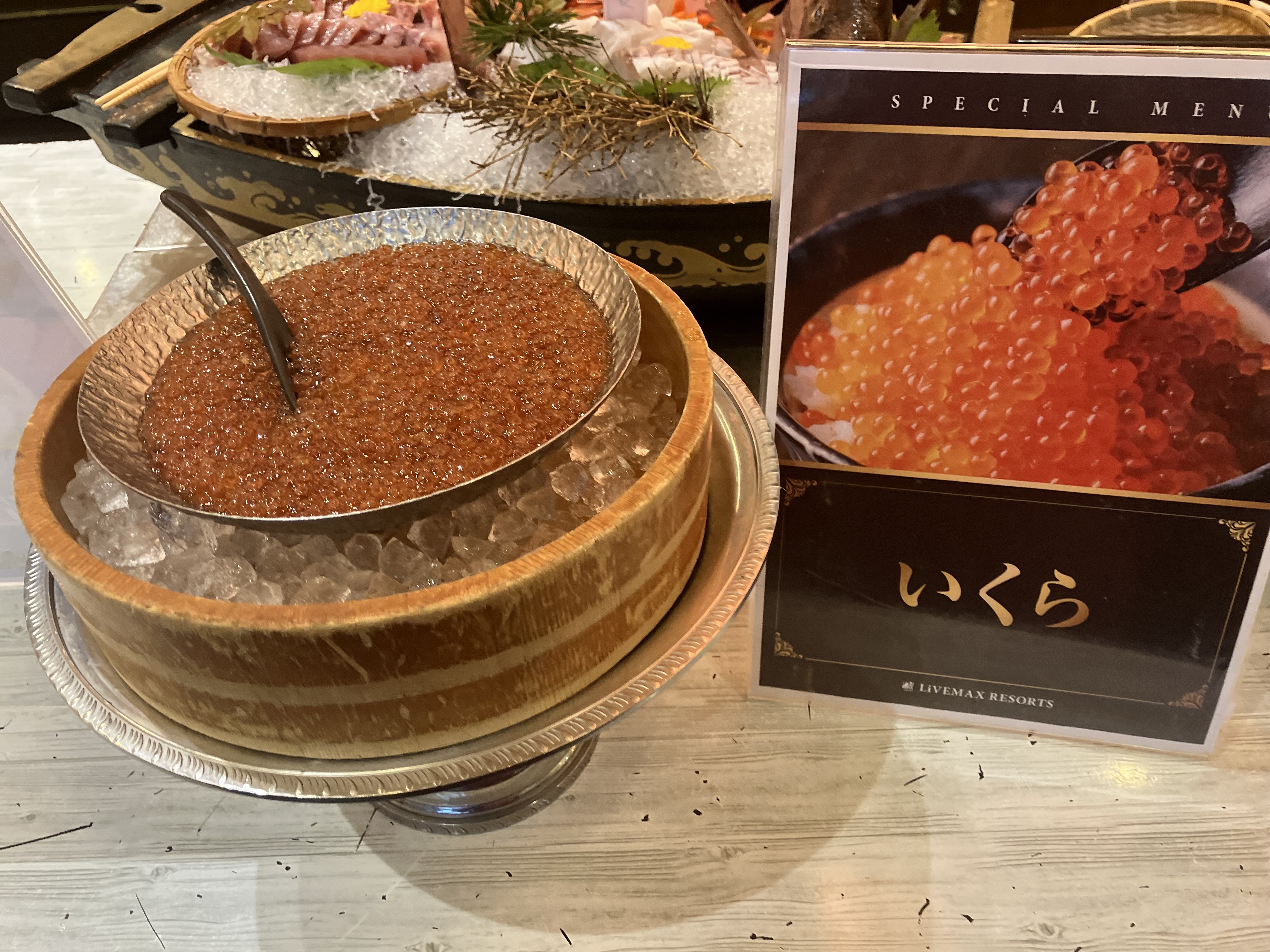 大人気のいくら食べ放題です♪