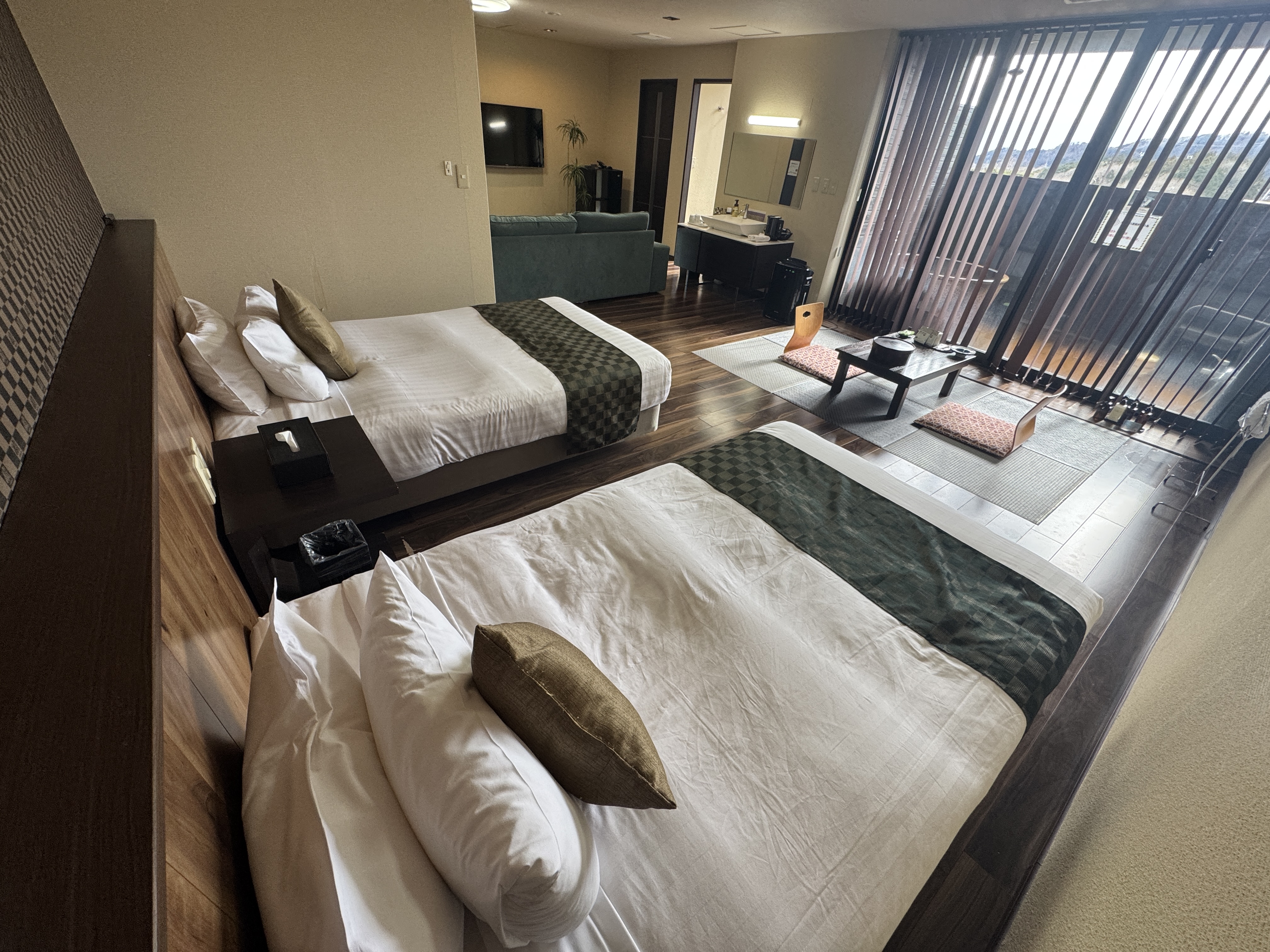 ［和モダンスイート和洋室］ご家族でのご利用に大変おすすめ露天風呂も広いです