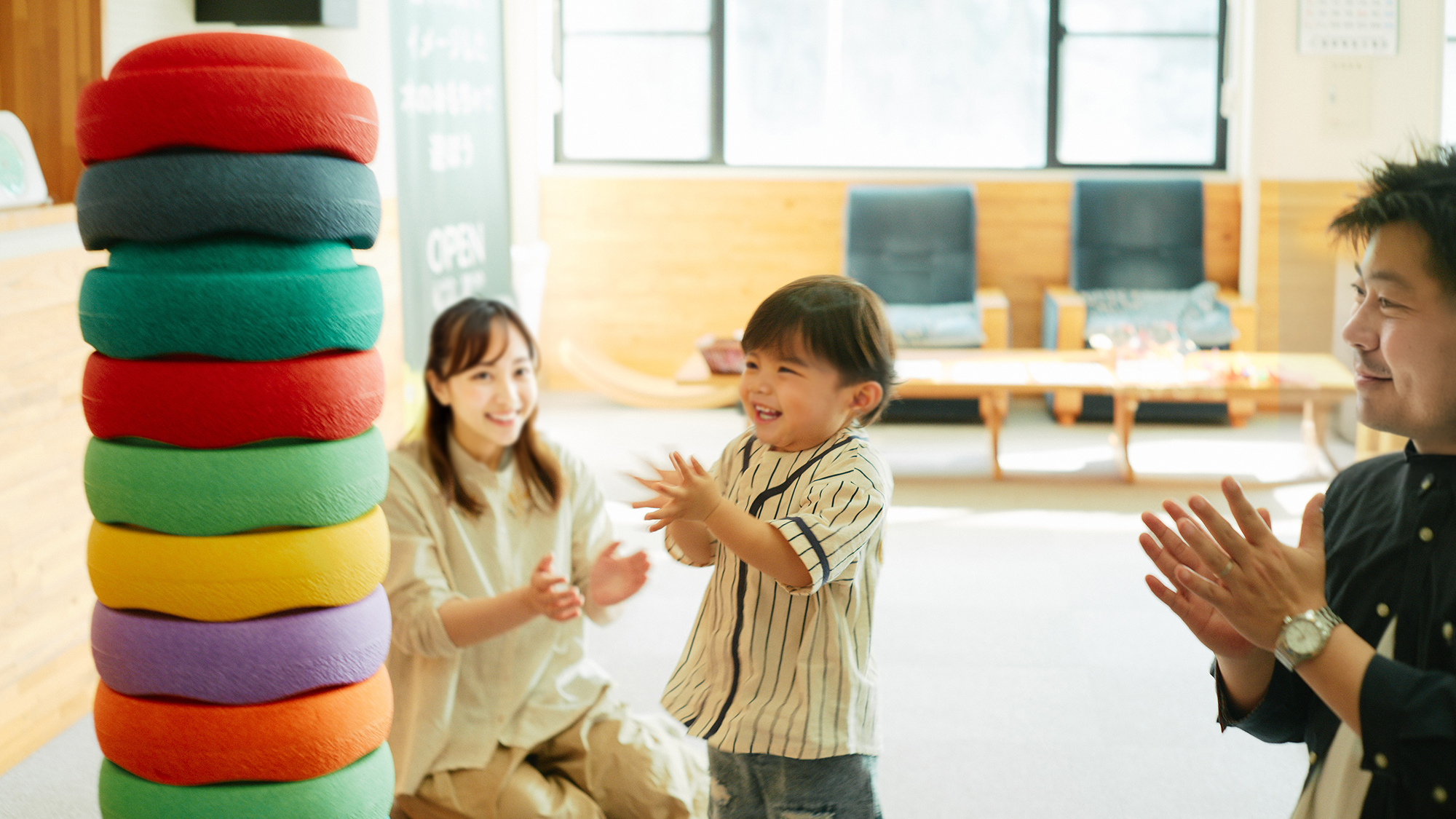 【キッズキャラバン】お子様も楽しく過ごせる。木で出来た遊具で自然と触れ合える※土日祝10～15時のみ