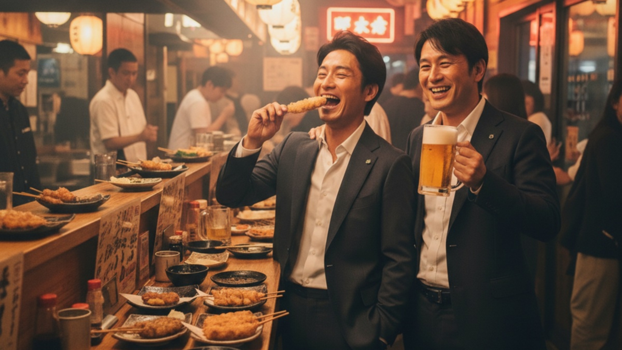 新小岩には、気軽に立ち寄れる「立ち飲み」スタイルの串カツのお店があります