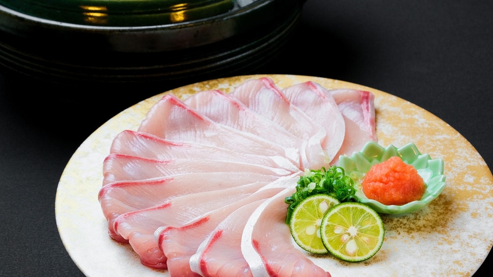 【冬限定】身の締まりと脂のりは抜群！荒波のなかで育ったその身は最高の肉質♪＜日替わり3品+鰤しゃぶ＞