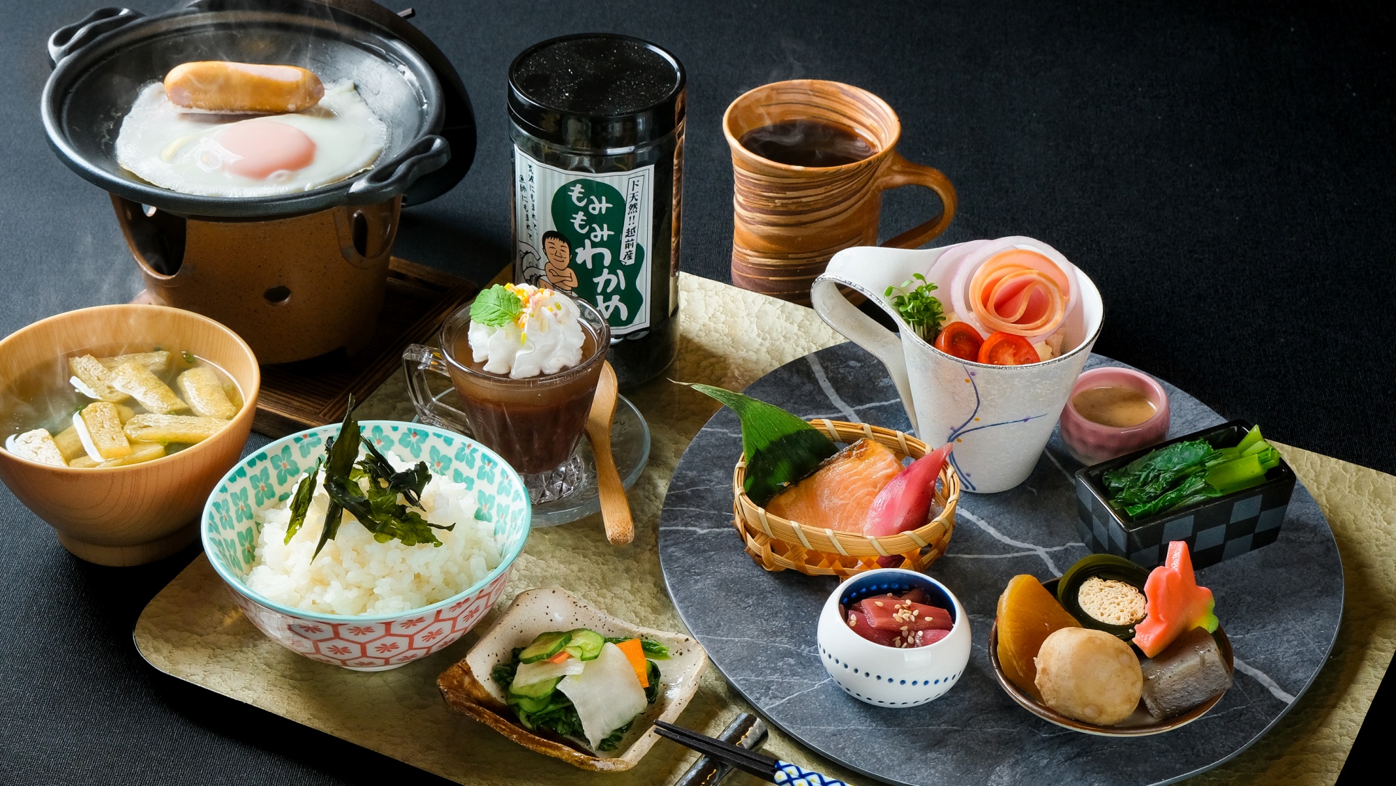 *【朝食一例】お献立は日替わりなので毎日食べても飽きない手作り朝食