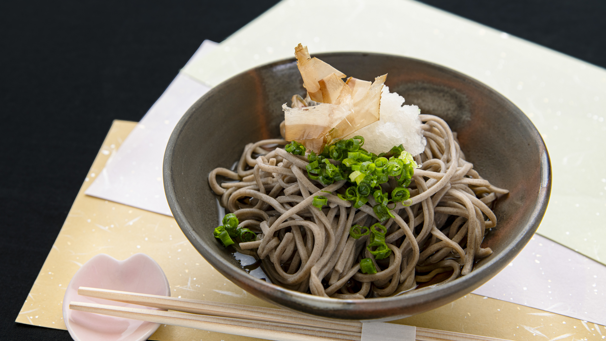*【夕食一例】越前蕎麦：本場福井の宿で味わう名物・越前おろしそば
