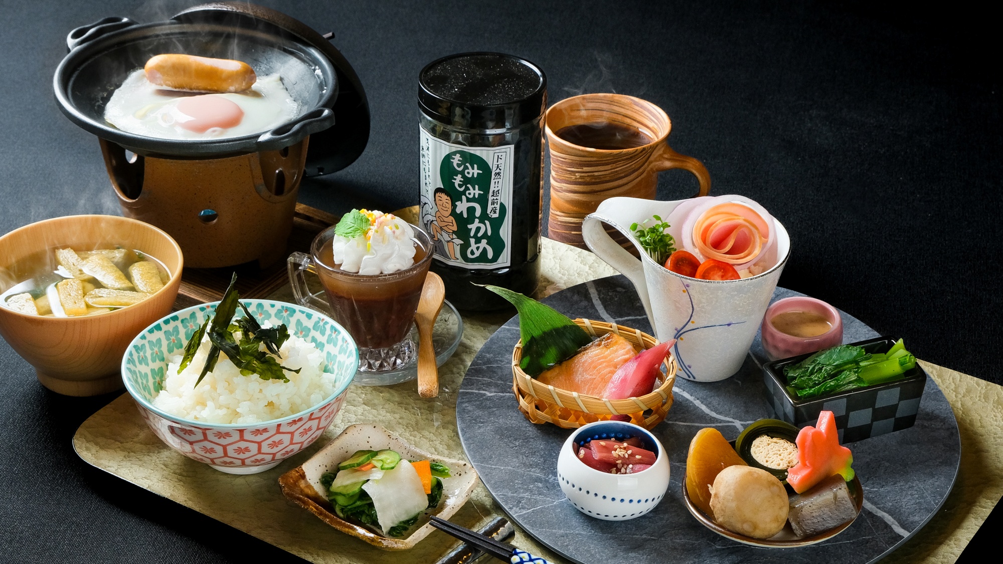 *【朝食一例】お献立は日替わりなので毎日食べても飽きない手作り朝食