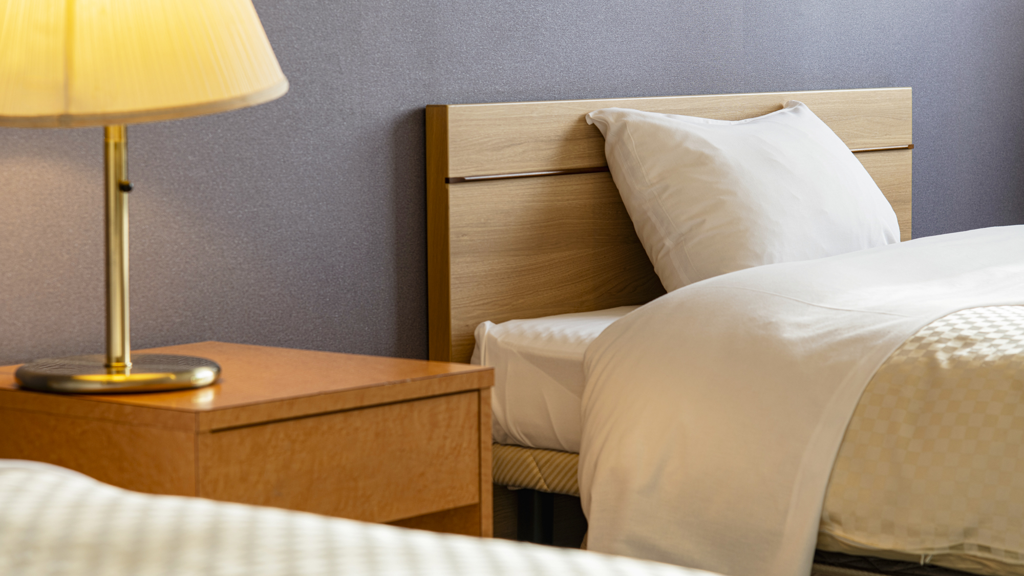 *【客室一例】洋室/ツイン：ゆったりしたツインルームで快適なご滞在をご提供します