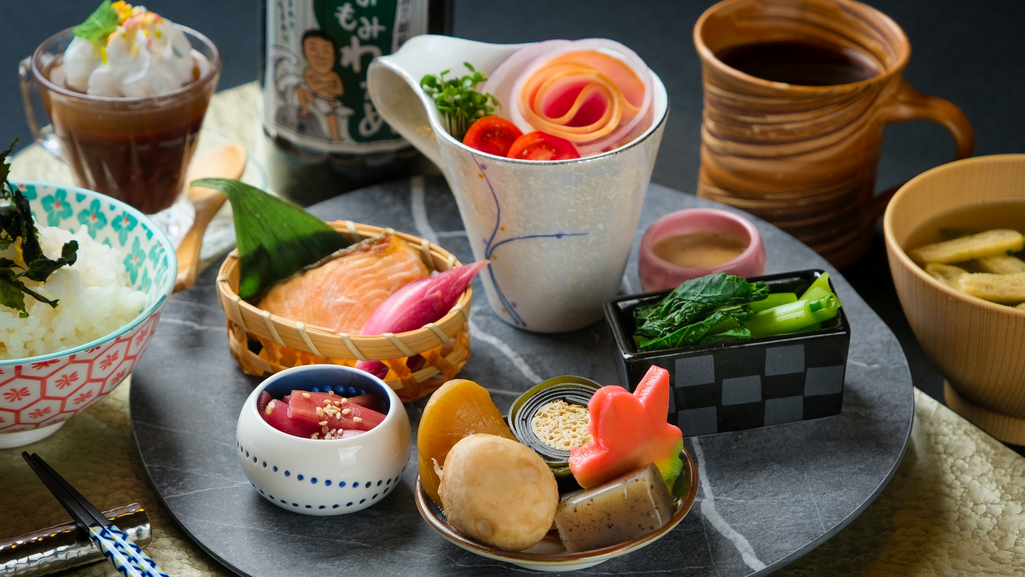 *【朝食一例】お献立は日替わりなので毎日食べても飽きない手作り朝食