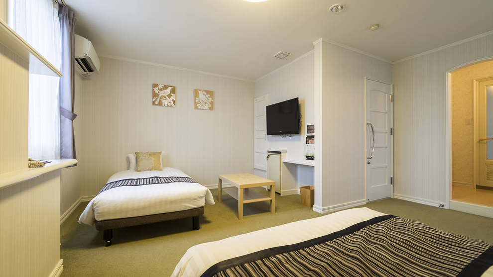 【3人旅行・添い寝無料】超お得！広々仲良しファミリーツイン♪【素泊り】