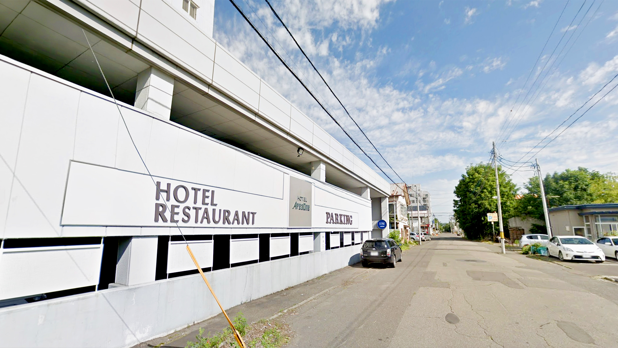 【お客様用駐車場】裏側入り口