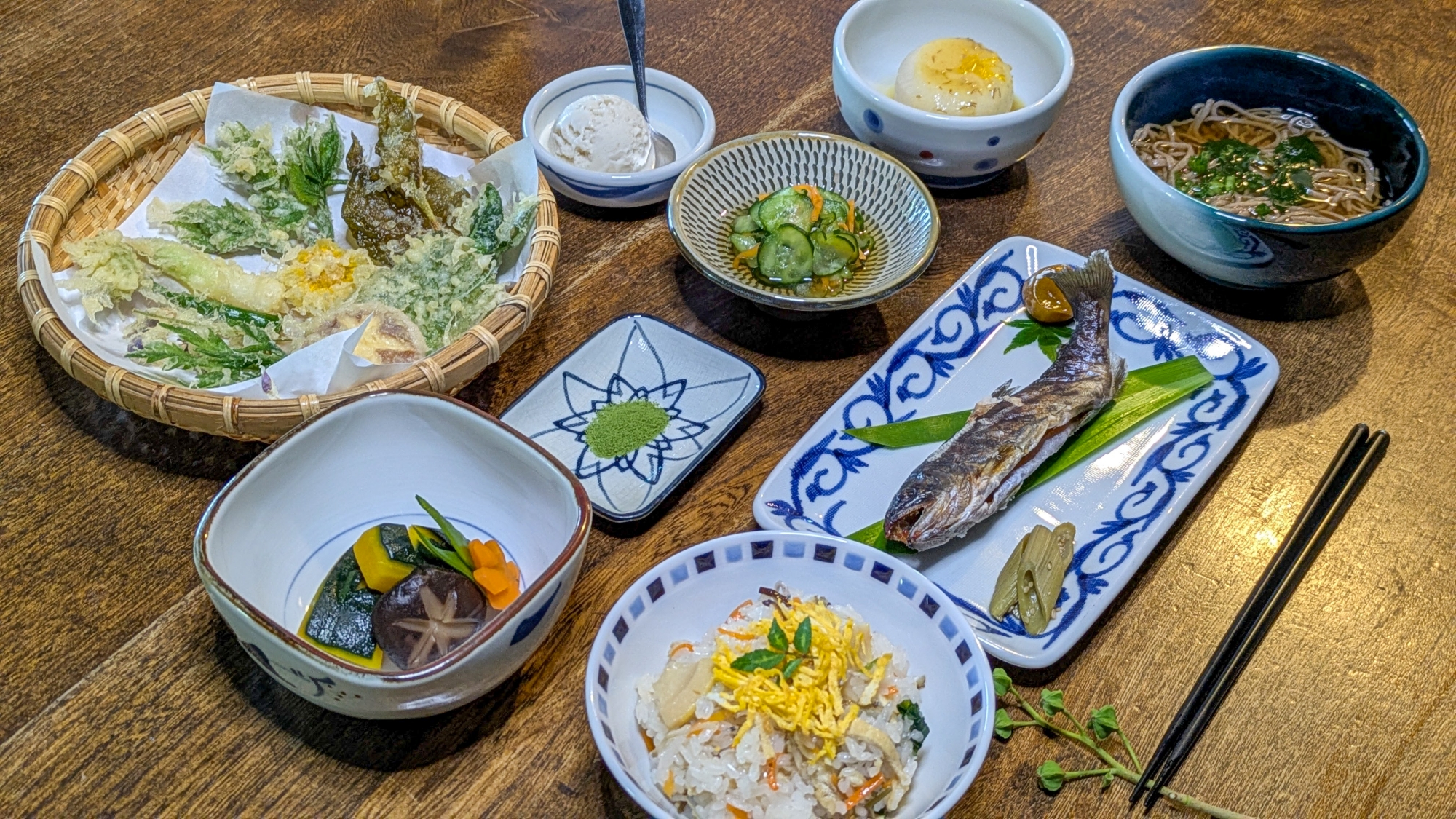 *【ご夕食一例】山の恵みがたっぷり