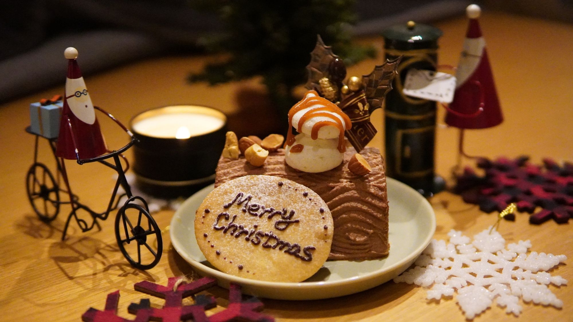 【先取りクリスマス2023】手作りブッシュドノエル付きプラン（朝食付き）