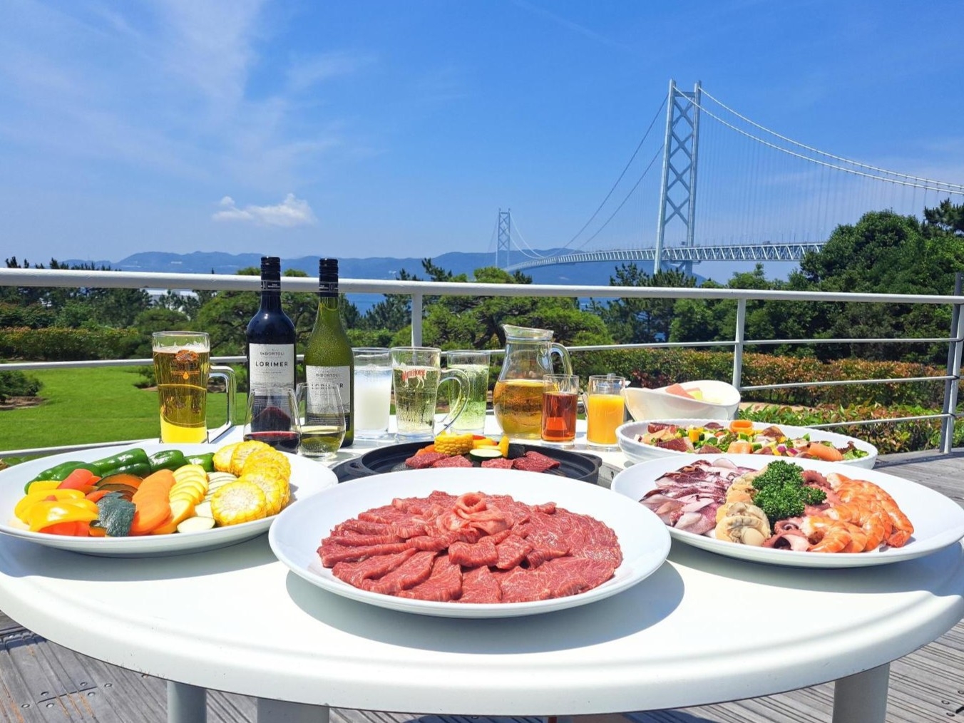 【2食付】◆「ガーデンテラス」プレミアムバーベキュー◆食材グレートUP！上質なお肉を愉しむ贅沢BBQ