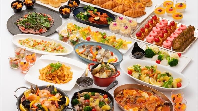 【2食付】◆「サントロペ」ディナーブッフェ◆1〜2月限定☆スパニッシュ・イタリアンフェア開催！