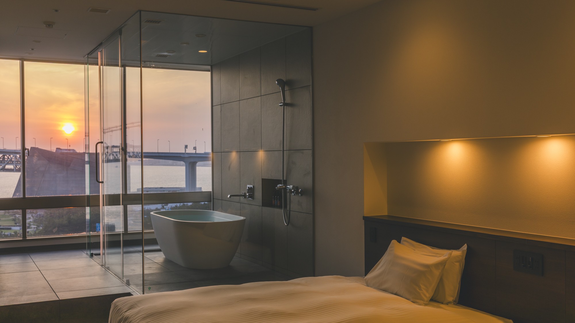 ■新館SPAタワー-最上階ビューバスDXツイン-■35㎡