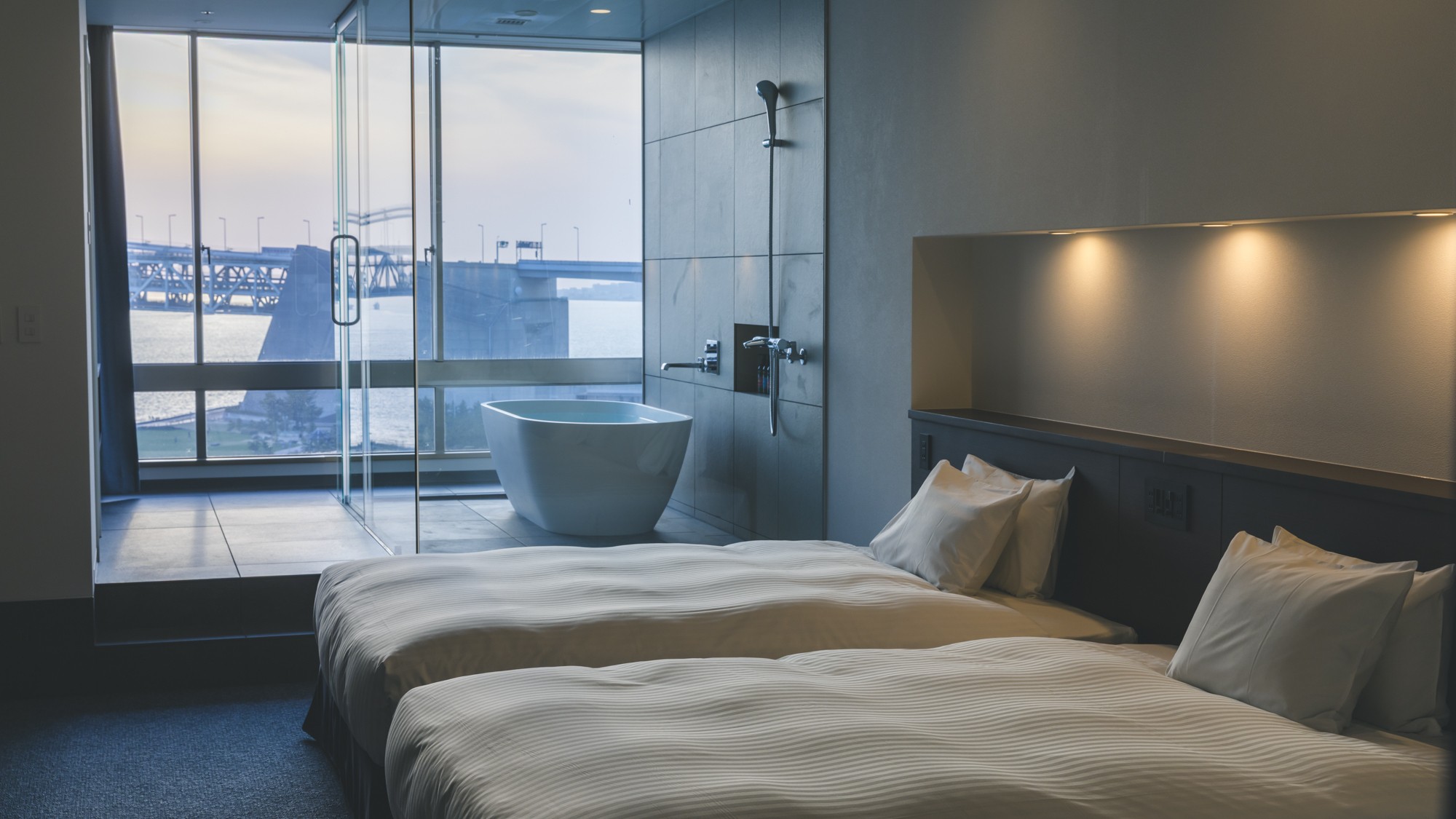 ■新館SPAタワー-最上階ビューバスDXツイン-■35㎡