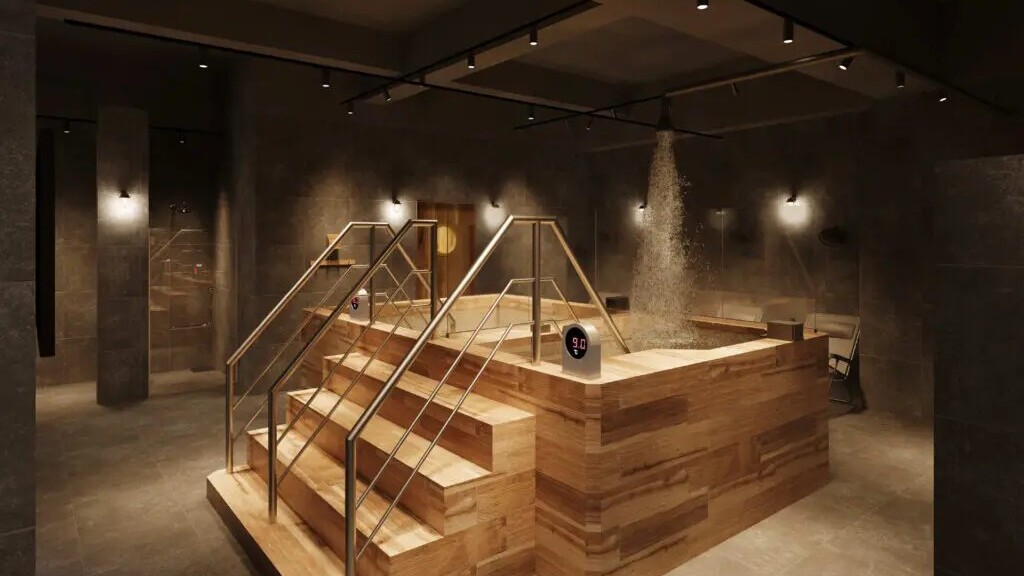 ■新館SPAタワー地下1階-メンズサウナ施設-■水風呂「クロスカウンター」