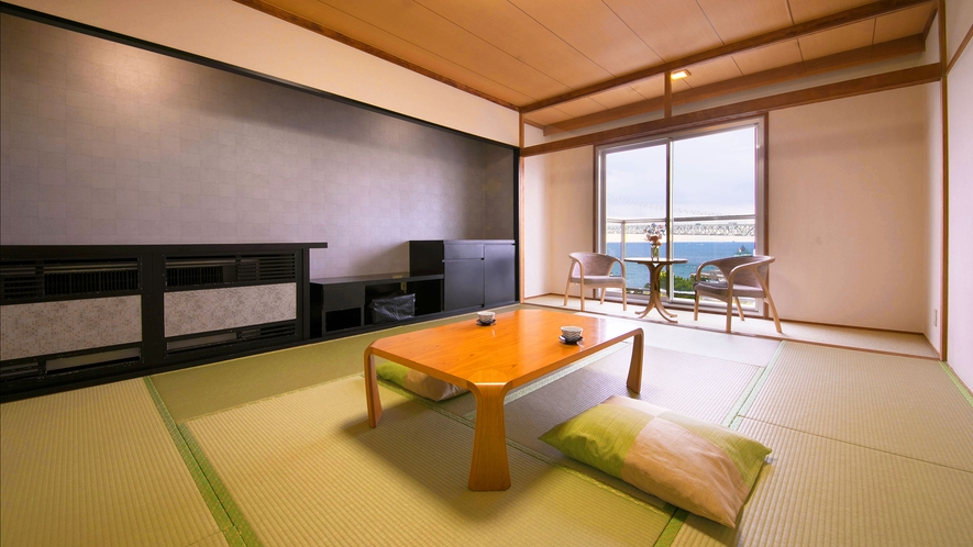 ■緑風館-和室-■畳の香りが優しく、裸足でゆったりゴロゴロできるのんびり空間