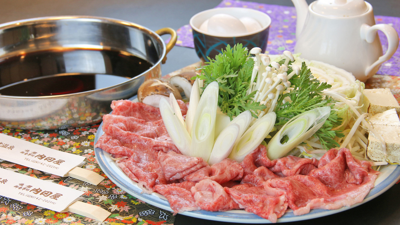 【期間限定】★絶品★内田屋特製割り下で国産牛のすき焼きを食す！