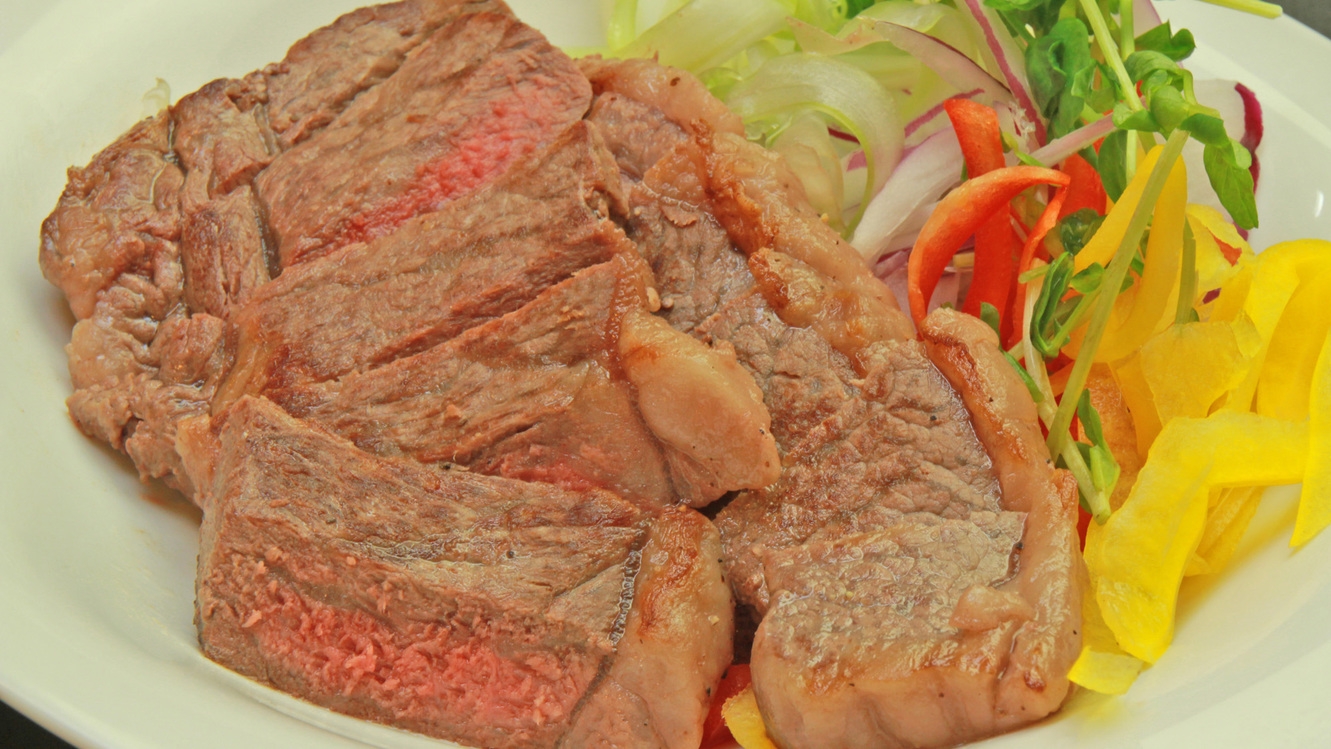 【グレードアップ】贅沢に！会津郷土料理と一緒に楽しむ福島牛のステーキ♪