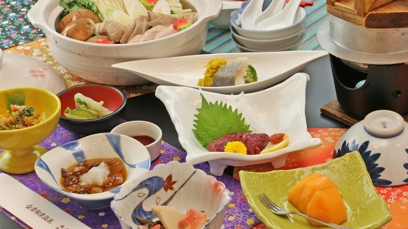 【冬の膳】冬のあったか企画♪大人気！内田屋特製『鴨鍋』＆会津郷土料理プラン♪