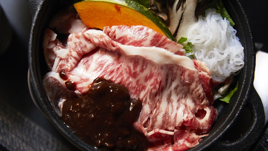 *【ご夕食一例】/神奈川ブランドやまゆり牛のすき焼き