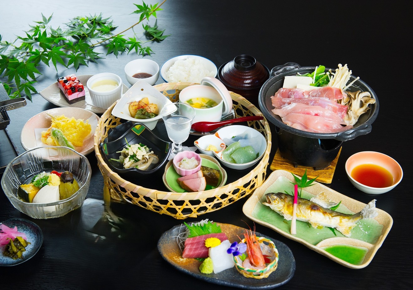 【スタンダードプラン】奥久慈しゃもすき焼き会席