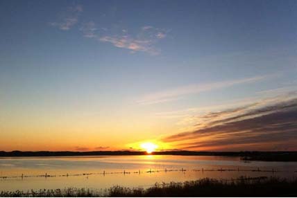 Rooms with sunrise views available