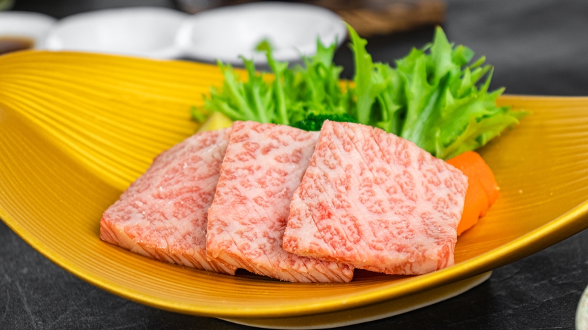 【基本プラン】ご夕食はA5ランク国産牛を用いた料理を含む自慢の料理と美人の湯を愉しむプラン