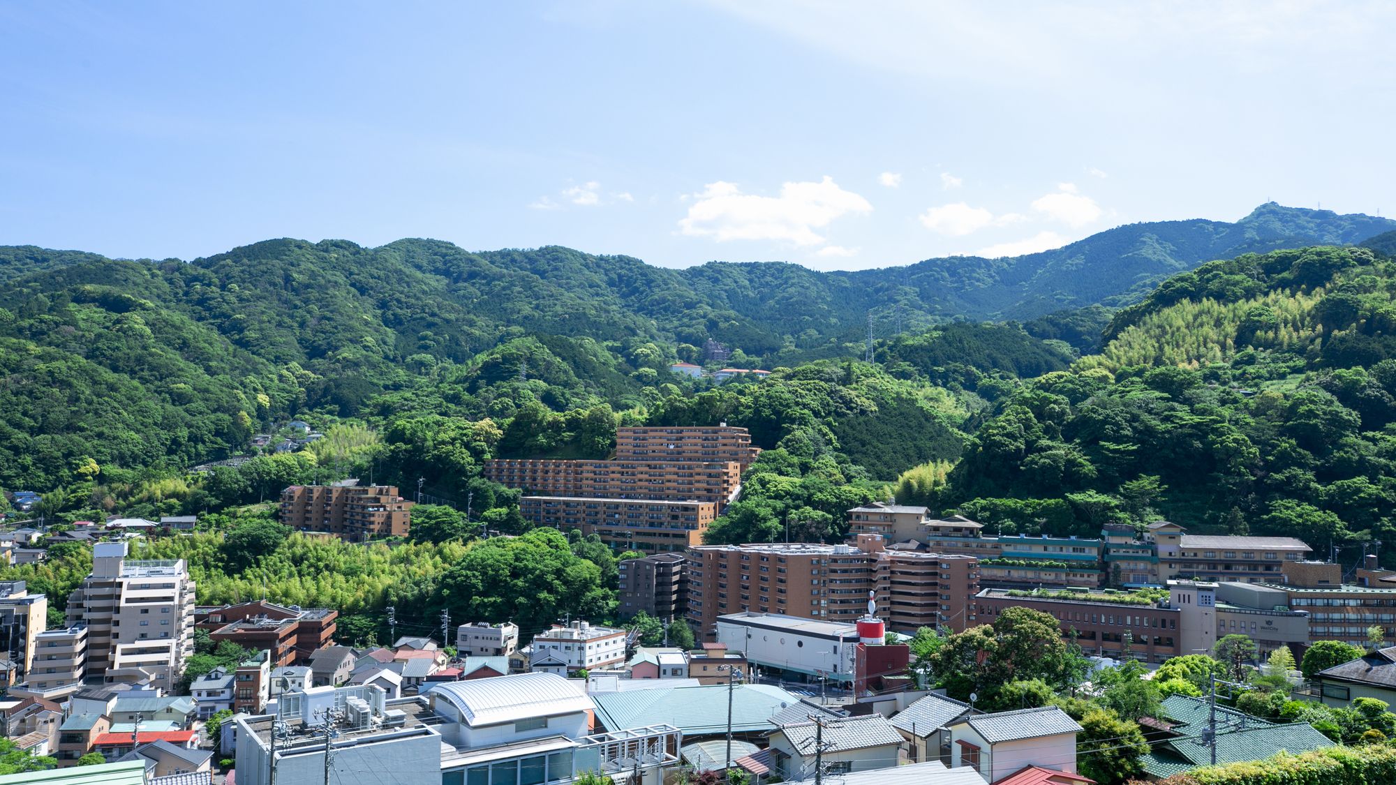 グリーンパル湯河原敷地内からの景観
