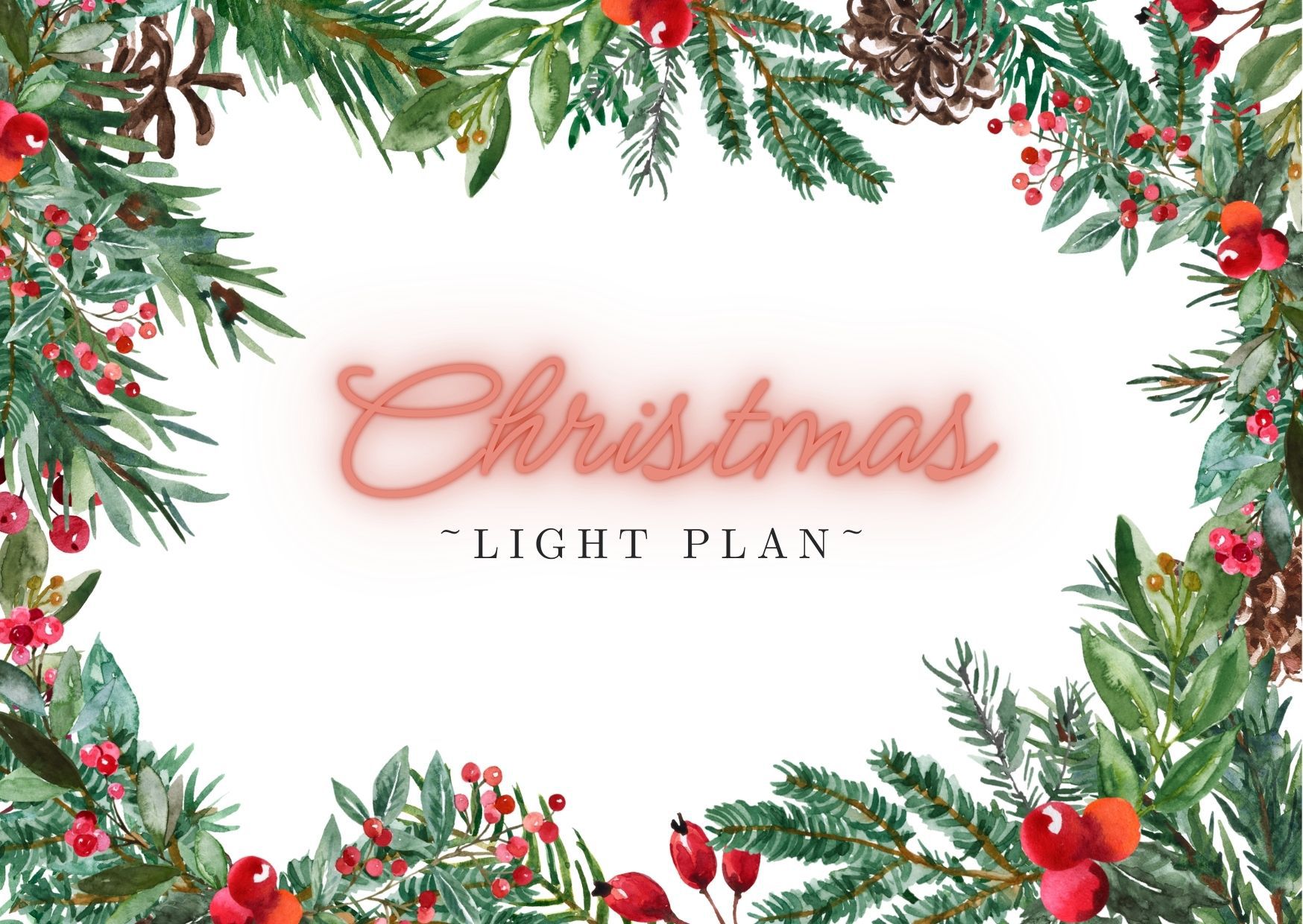 Christmas Light Plan
