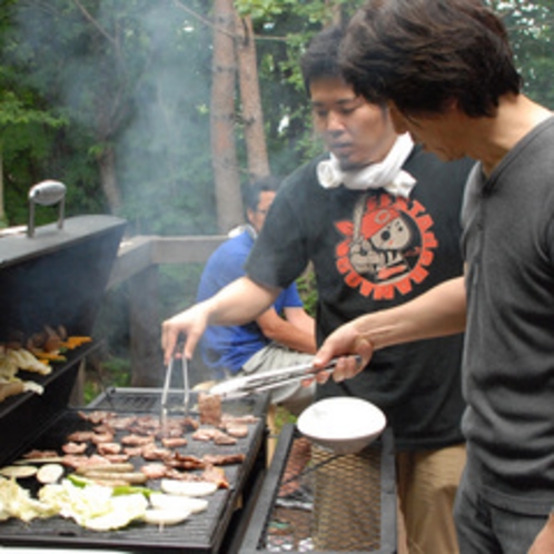 白壁のコテージBBQ