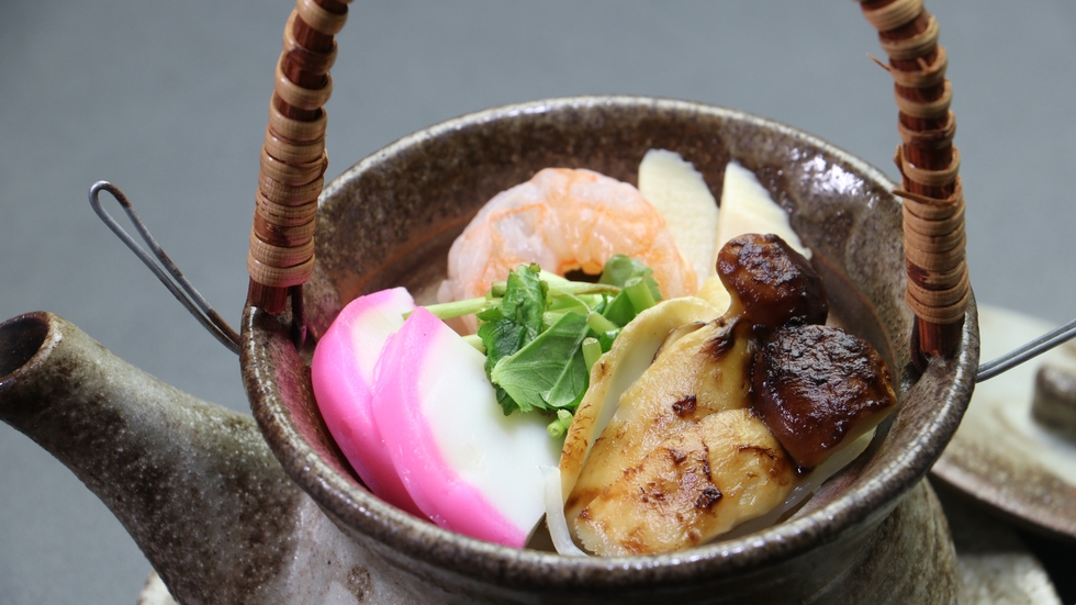 ◇早朝発などに！松茸土瓶蒸しがサービス♪湯治文化満載の一晩［1泊夕食のみ］