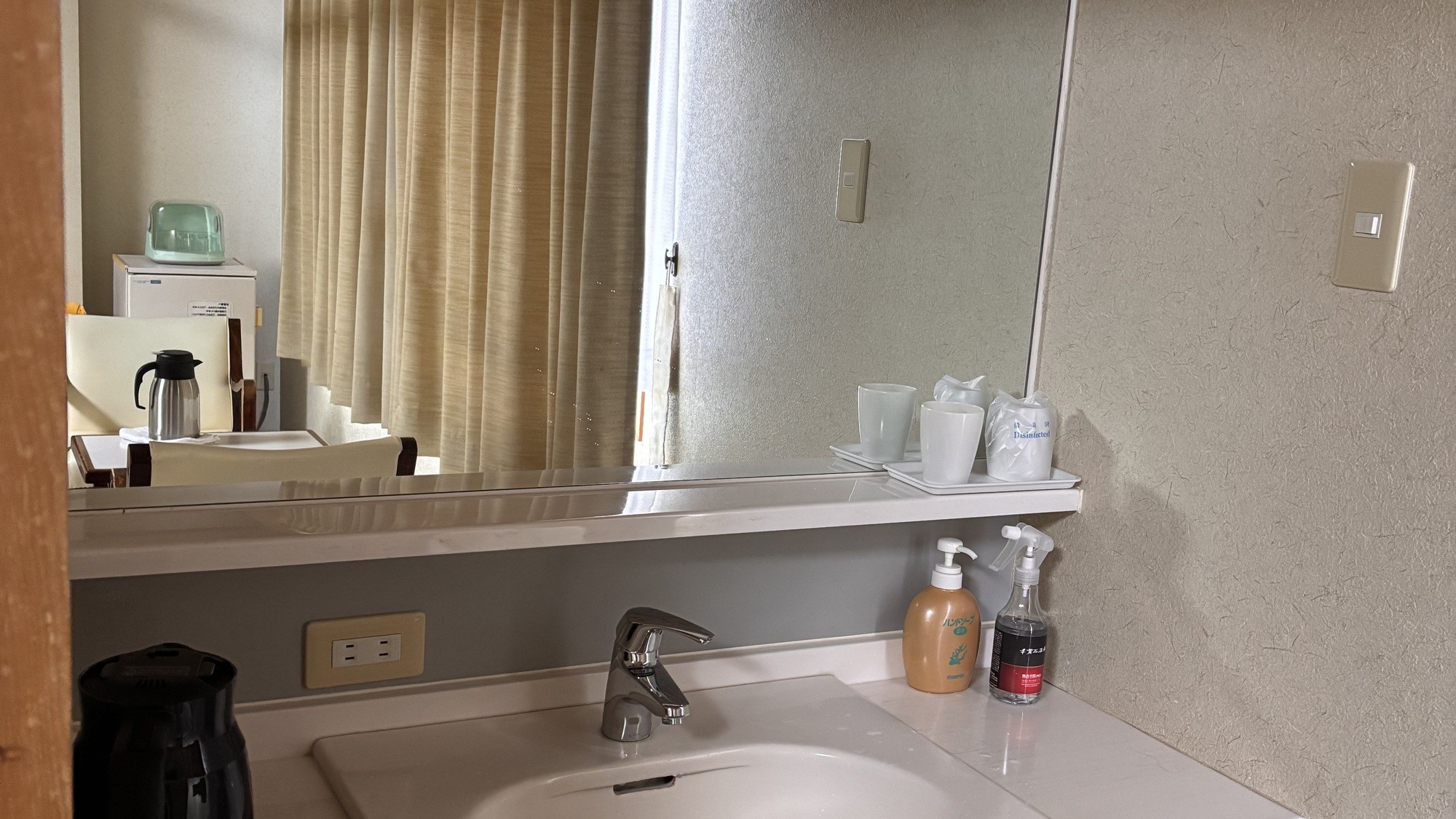 広々とした洗面台