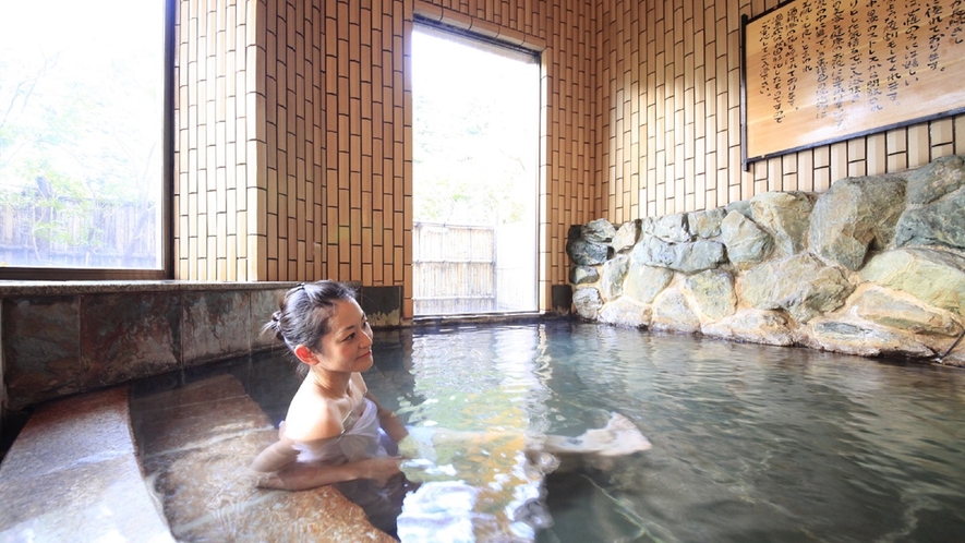 ◆大浴場：美人の湯とも呼ばれる強羅温泉
