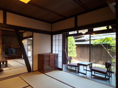 Semi-remote building, an example of a guest room