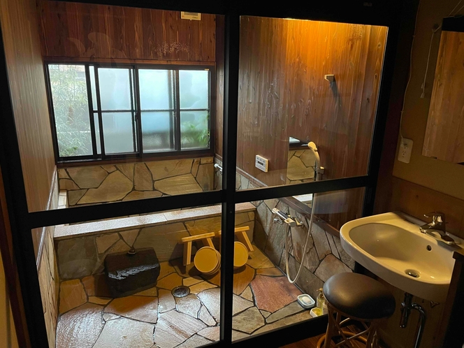 山側お部屋専用風呂　松島（1階）　松島　洗面所