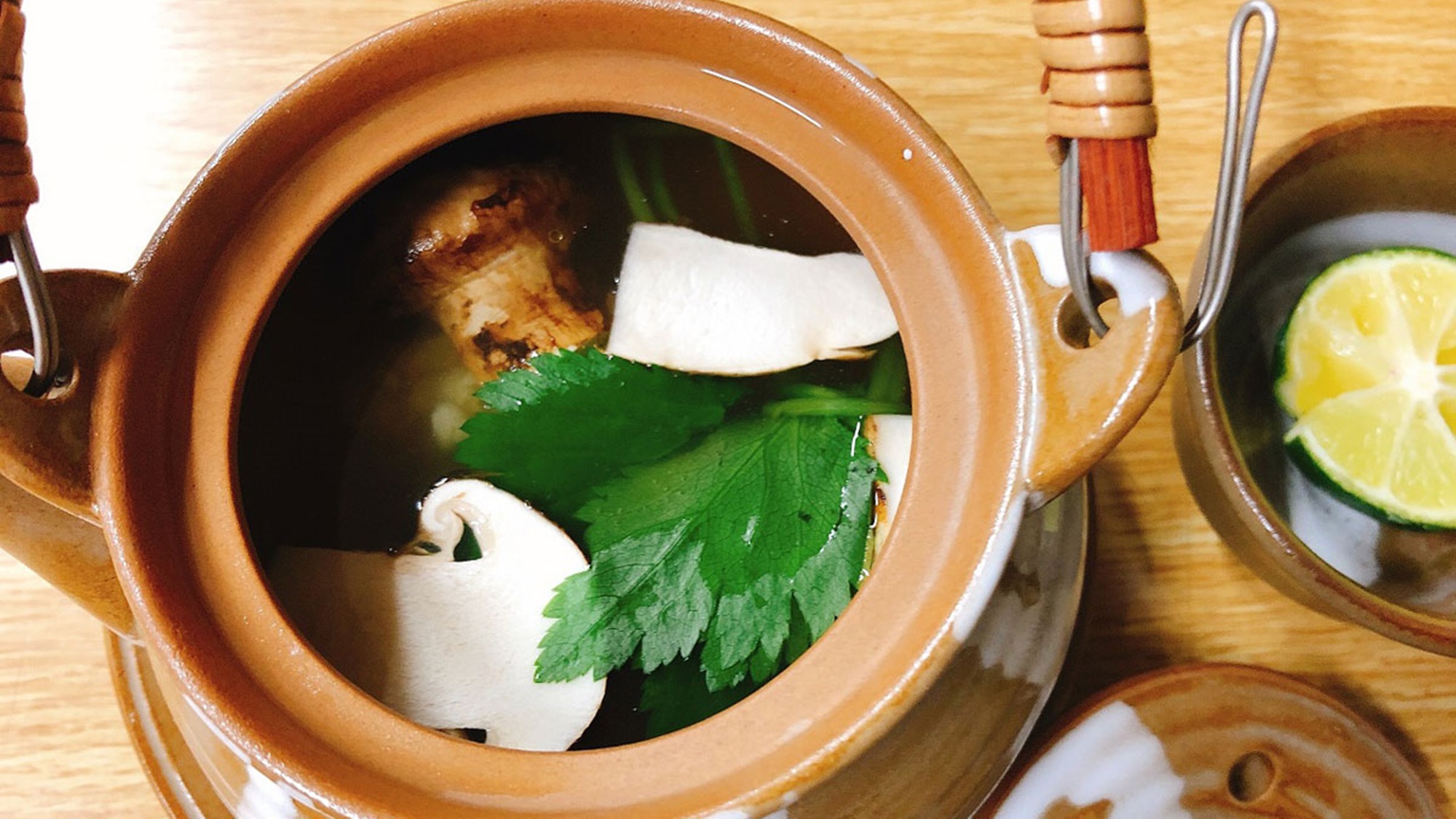 *【夕食一例】土瓶蒸し。季節に合わせ、一品一品丁寧に御作りします。