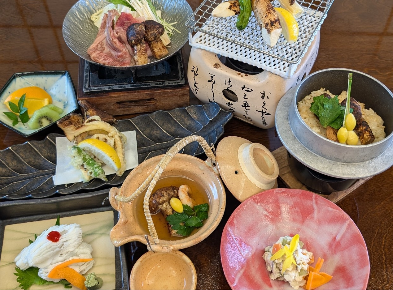【離れ宿　秋の松茸づくし会席】