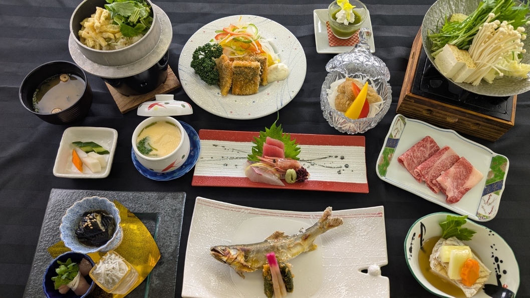 【露天風呂付離れ宿　夏の季節会席プラン】