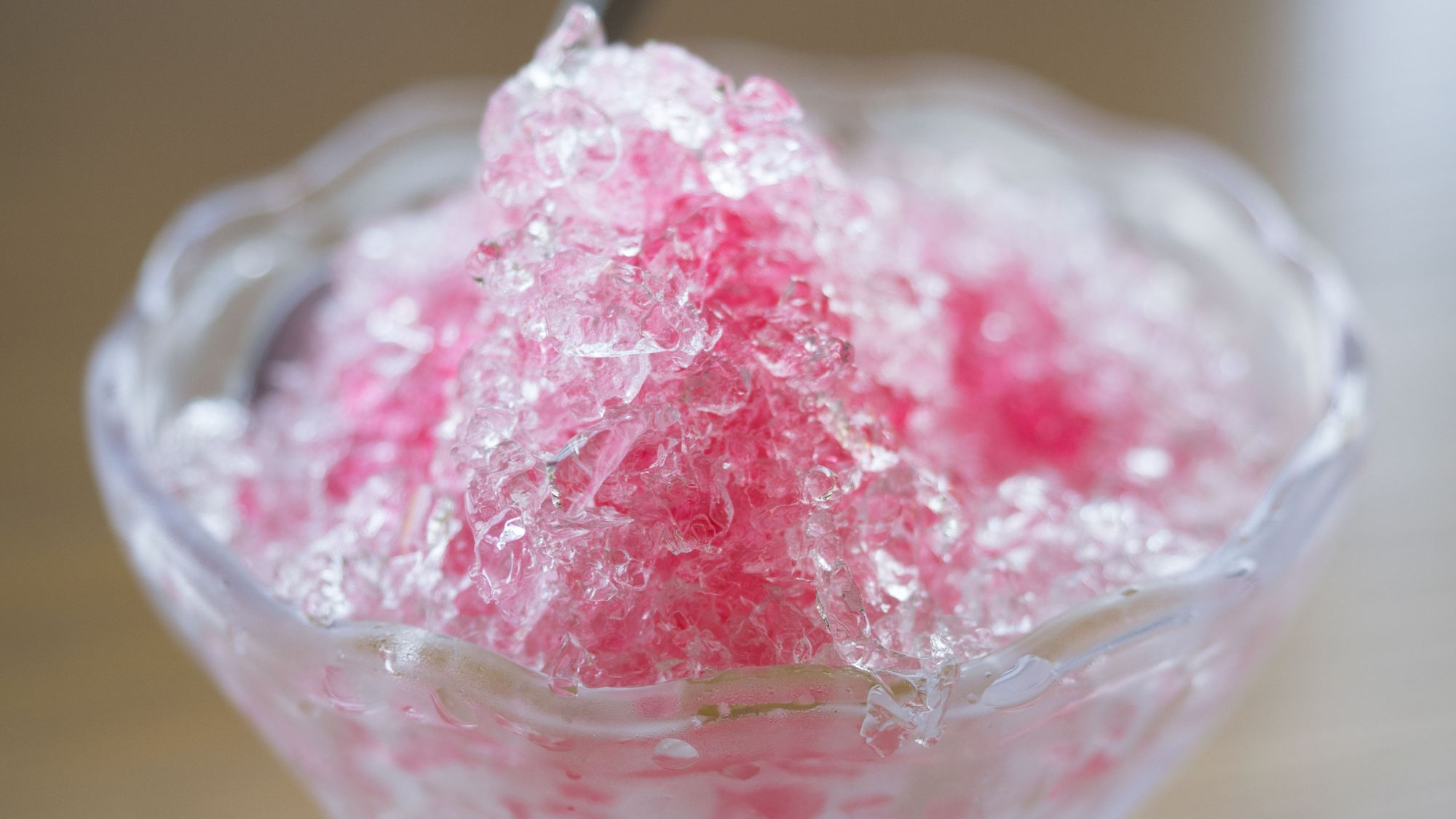 熱い時期にはかき氷をご用意しております。